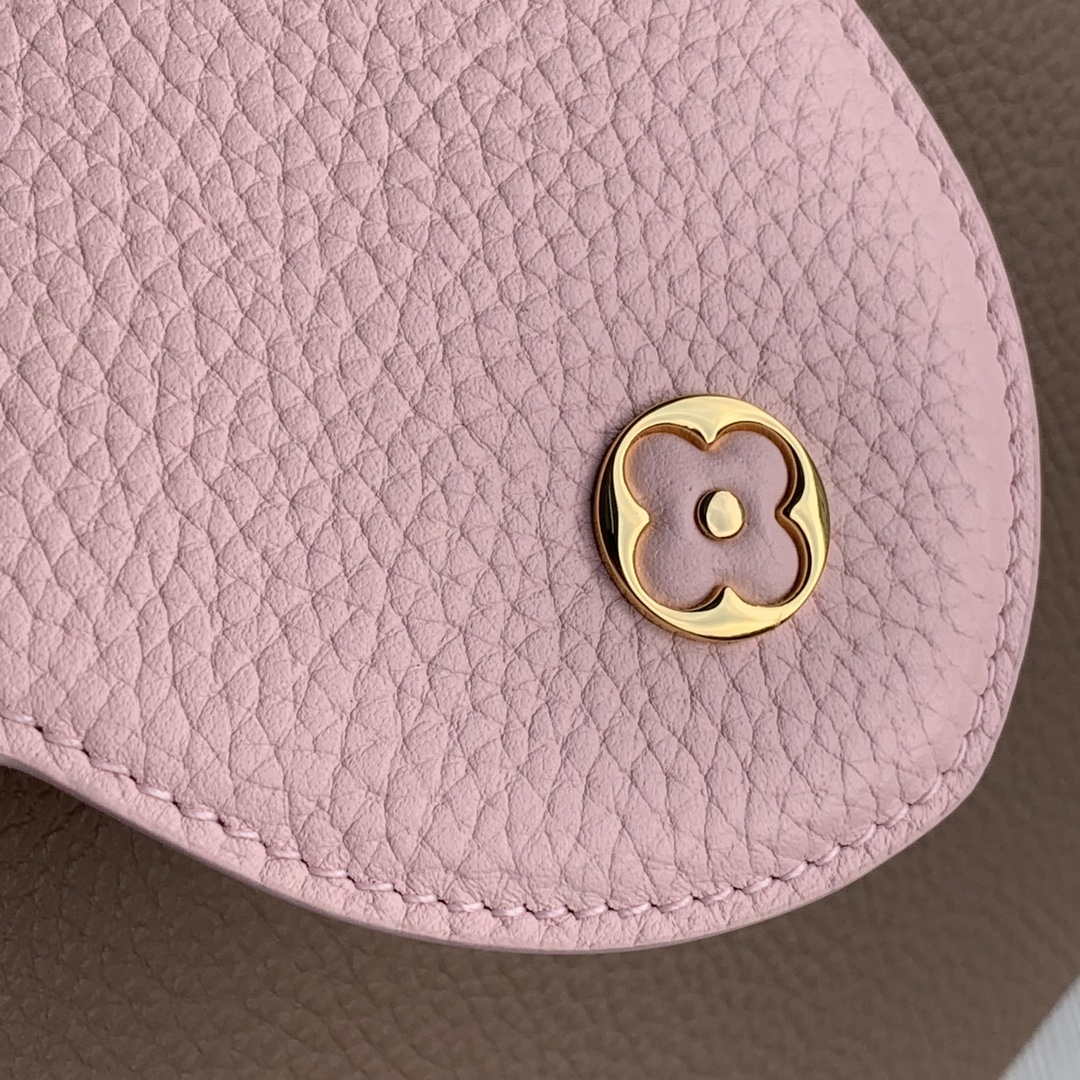 LV M57540 Louis Vuitton Capucines MM Bags M57903 Grey and Pink - Default Title - View 6