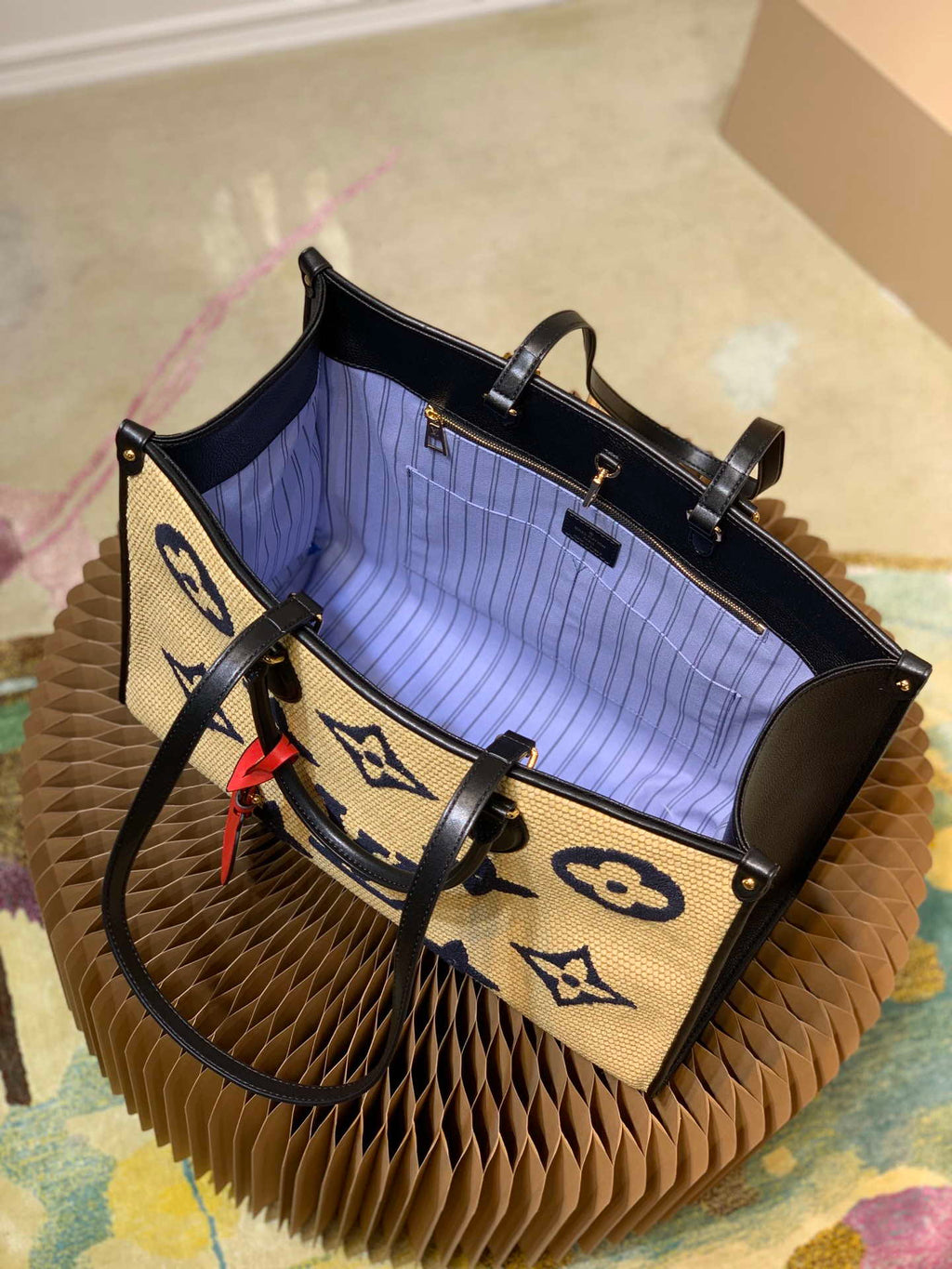 LV M57644 Louis Vuitton Onthego GM Tote Bag Black