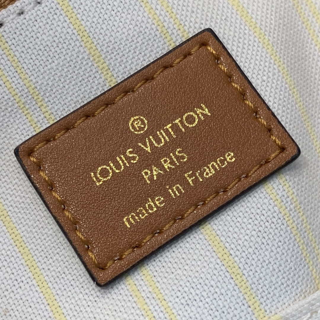 LV M57644 Louis Vuitton Onthego GM Tote Bag Tan - Default Title - View 6
