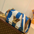 LV M57659 Louis Vuitton M57722 twist MM Other Leathers Shoulder Bag Blue