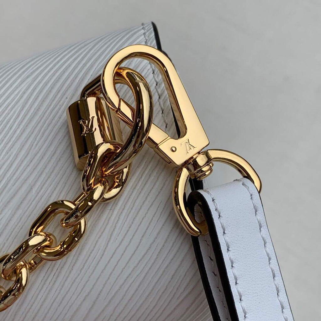 LV M57666 Louis Vuitton Twist MM Epi Handbag M57667 M57669 White - luxibagsmall