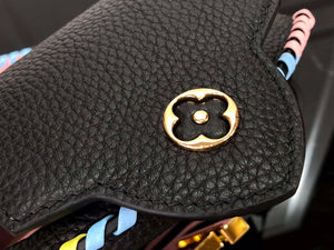 LV M57671 Louis Vuitton Capucines MM Handbag Black - Default Title - View 6