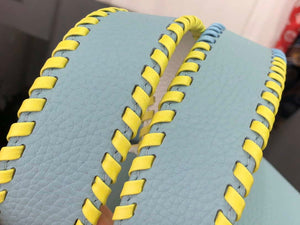 LV M57671 Louis Vuitton Capucines MM Handbag Light Blue - Default Title - View 7