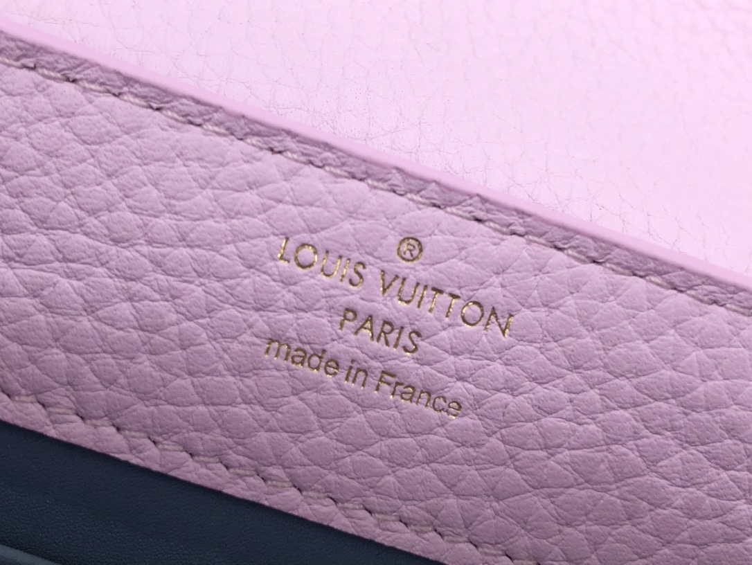 LV M57671 Louis Vuitton Capucines MM Handbag Pink - Default Title - View 9