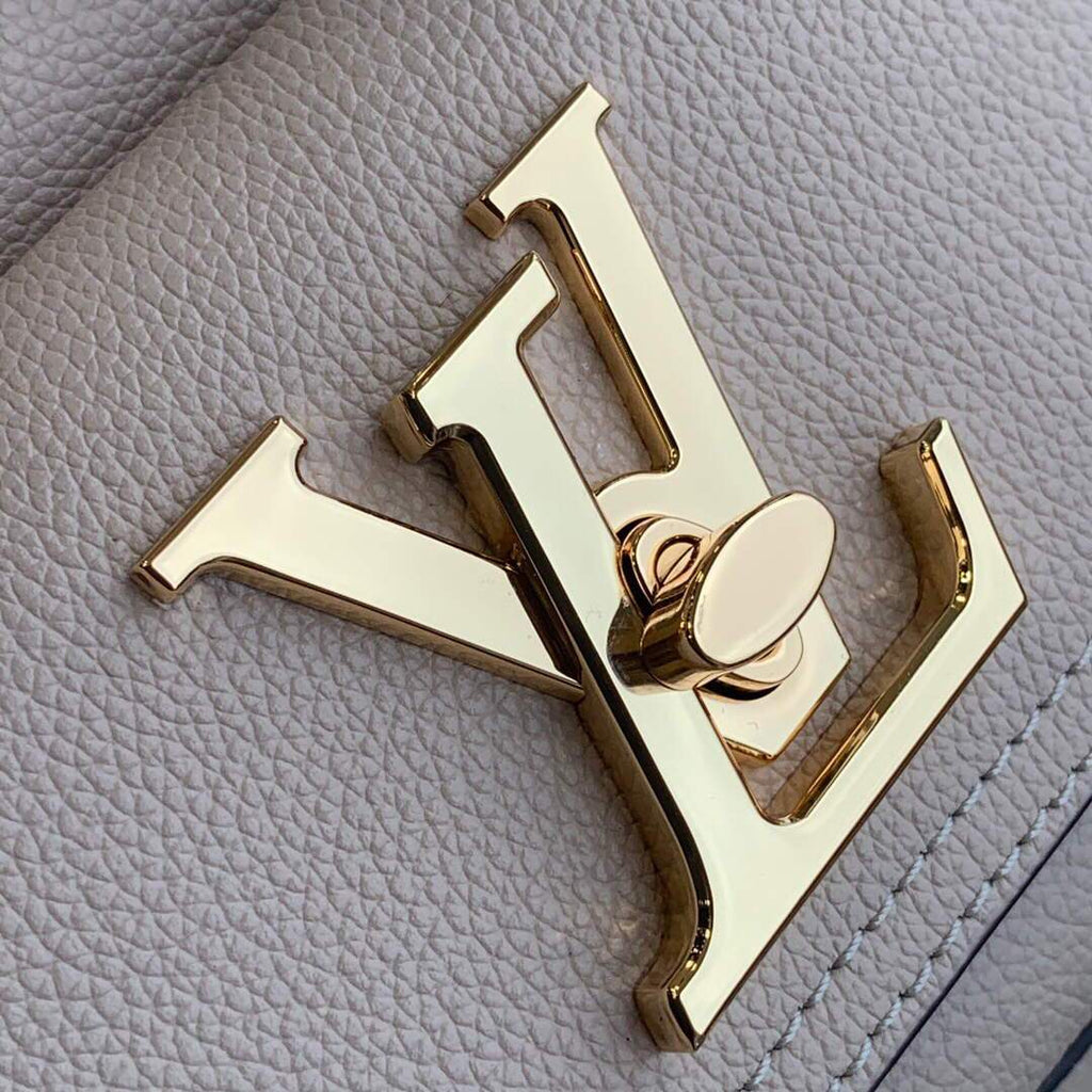 LV M57688 Louis Vuitton Lockme Bucket Bag M57687 M57689 Greige