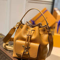 LV M57689 Louis Vuitton Lockme Bucket Bag M57687 M57688 Arizona Beige