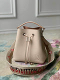LV M57693 Louis Vuitton N¨¦oNo¨¦ BB Bucket Bag M57706 M57691 Quartz White
