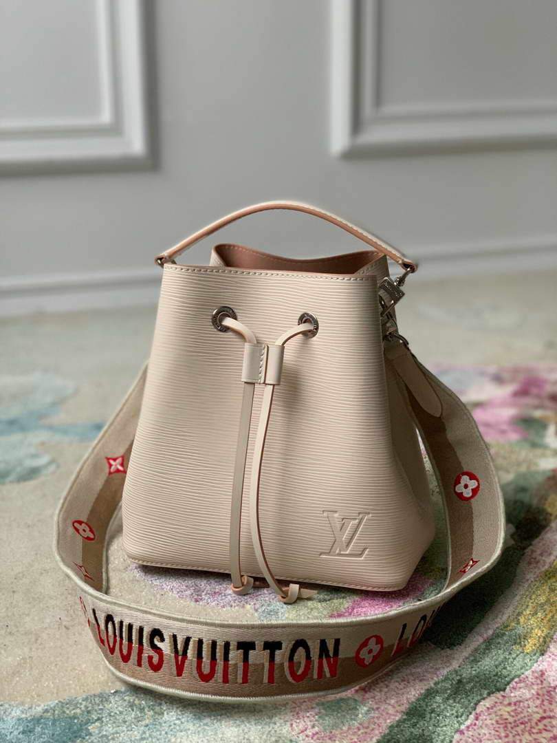 LV M57693 Louis Vuitton N¨¦oNo¨¦ BB Bucket Bag M57706 M57691 Quartz White
