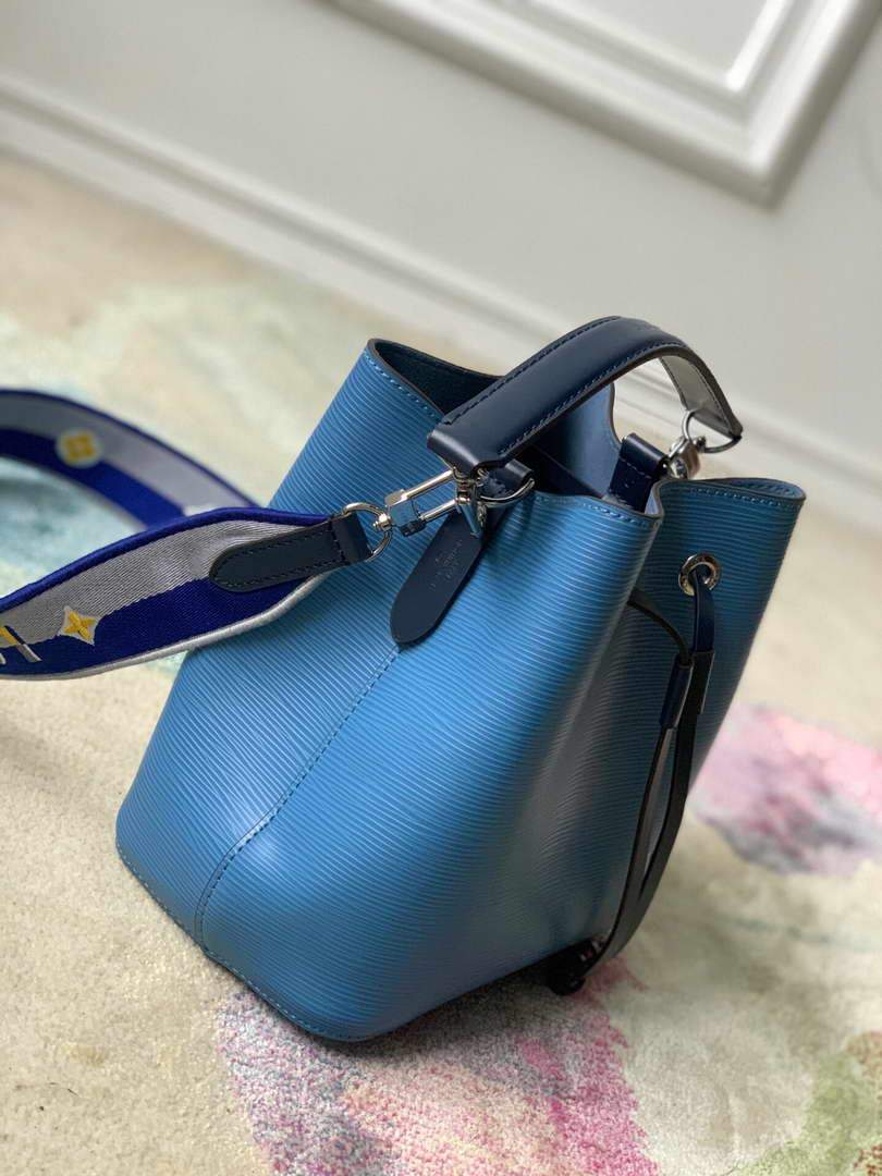 LV M57691 Louis Vuitton N¨¦oNo¨¦ BB Bucket Bag M57693 M57706 Bleuet Blue