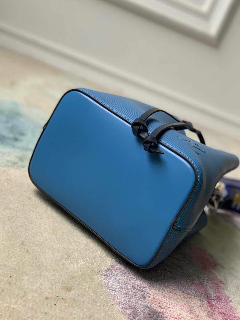 LV M57691 Louis Vuitton N¨¦oNo¨¦ BB Bucket Bag M57693 M57706 Bleuet Blue