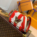 LV M57722 Louis Vuitton M57659 Twist PM Other Leather Shoulder Bag Red