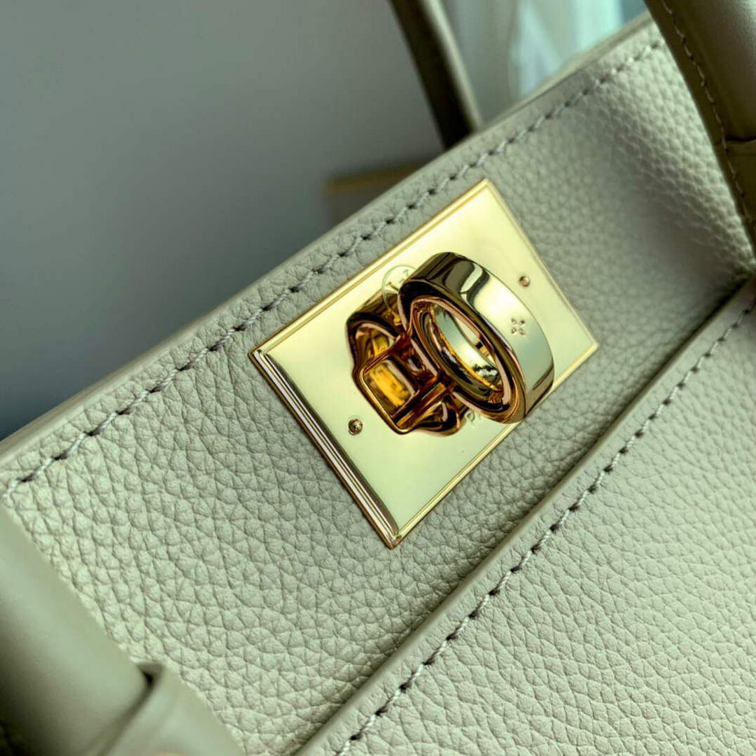 LV M57729 Louis Vuitton On My Side PM Tote Bag Beige - Default Title - View 5