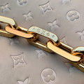 LV M57783 Louis Vuitton Coussin MM Bag Embossed puffy Lambskin Bag light Pink