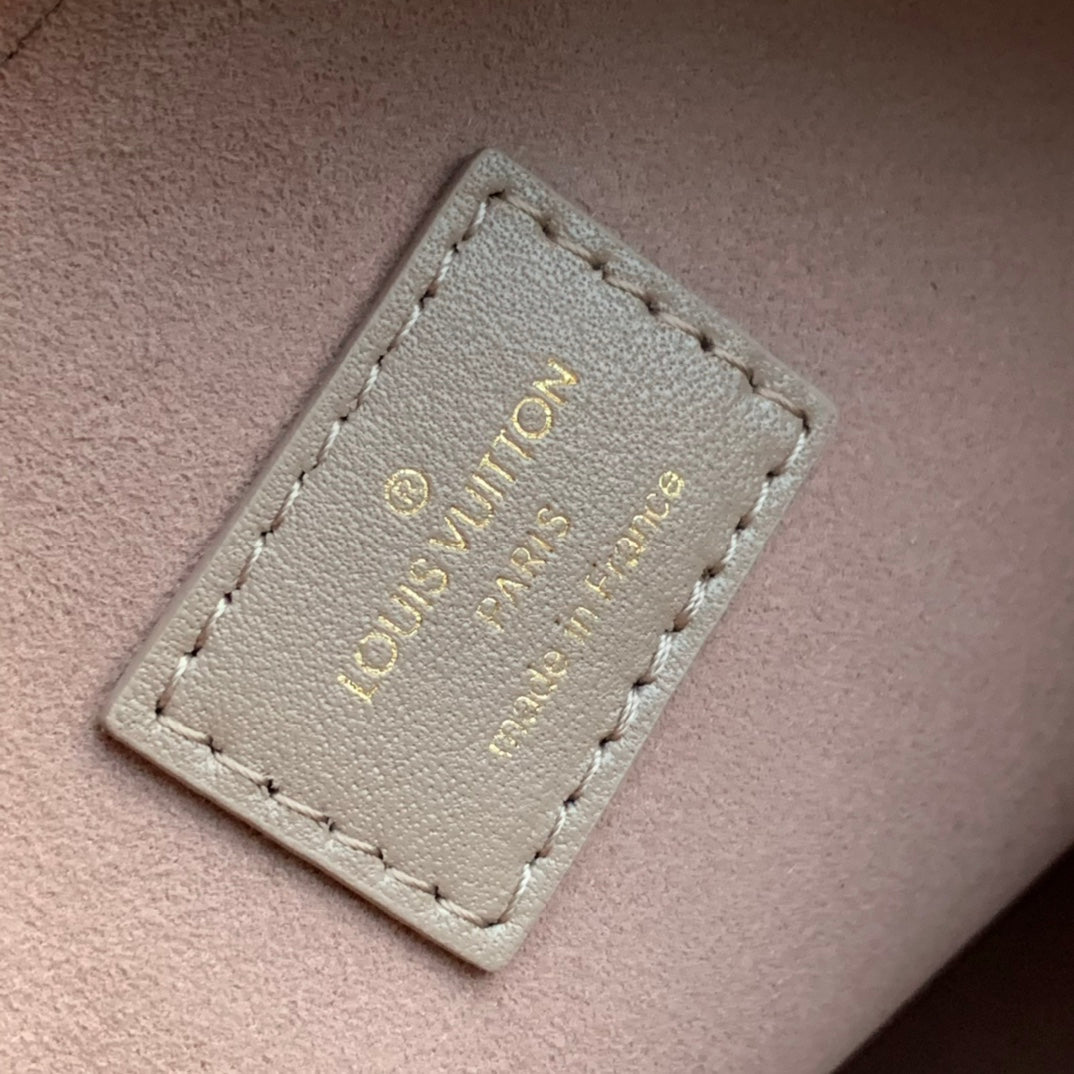 LV M57783 Louis Vuitton Coussin MM Bag Embossed puffy Lambskin Bag light Pink - Default Title - View 5