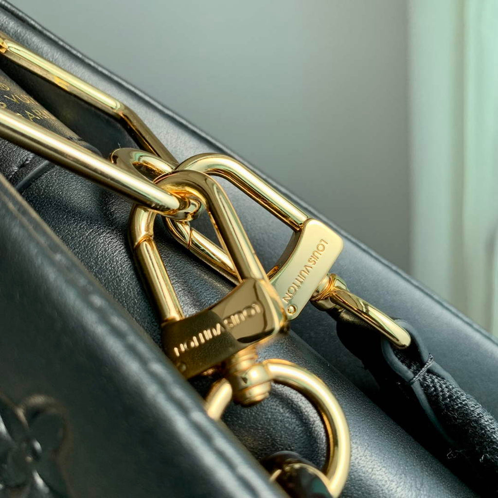 LV M57790 Louis Vuitton Coussin PM Handbag Black