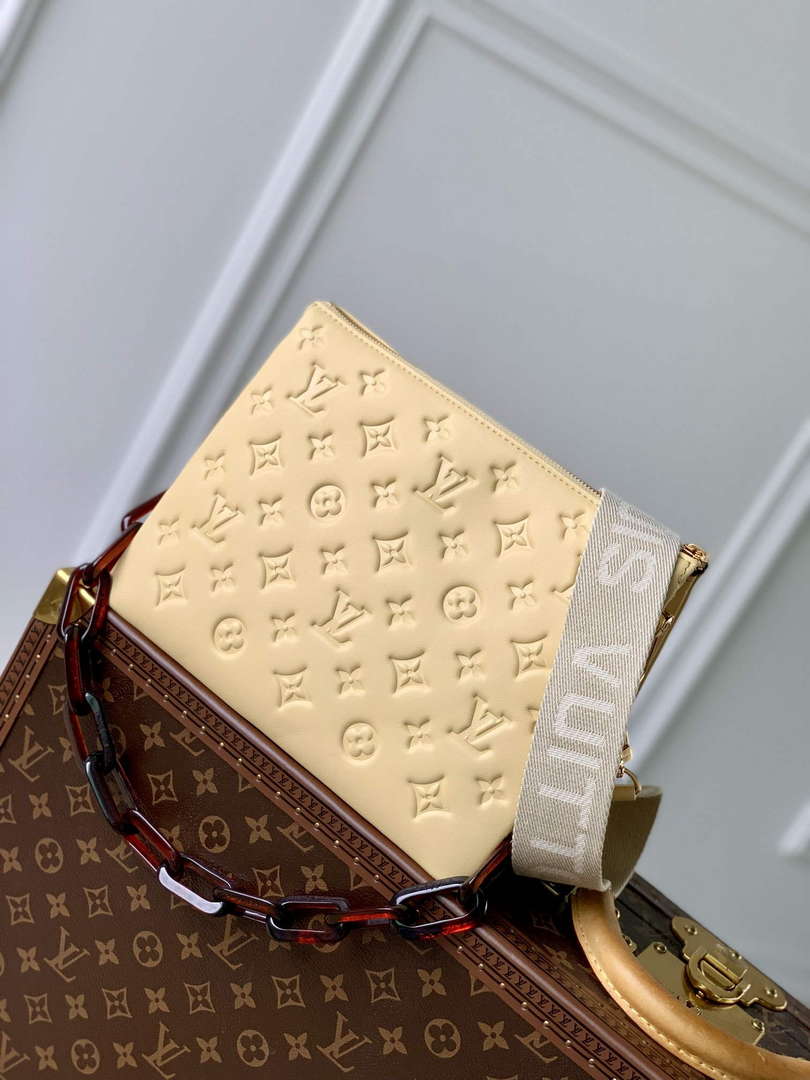 LV M57790 Louis Vuitton Coussin PM Handbag Yellow - Default Title - View 2