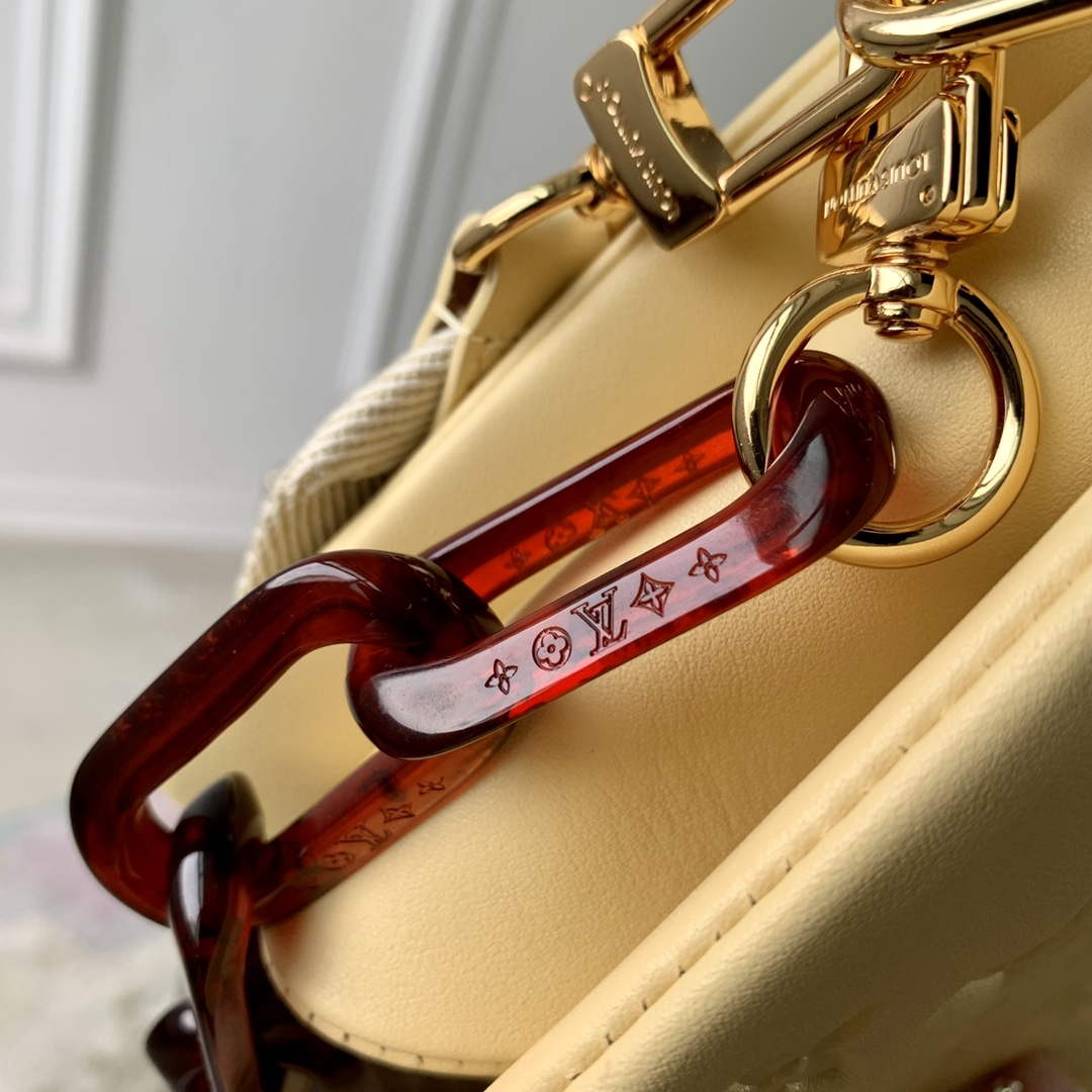 LV M57790 Louis Vuitton Coussin PM Handbag Yellow - Default Title - View 6