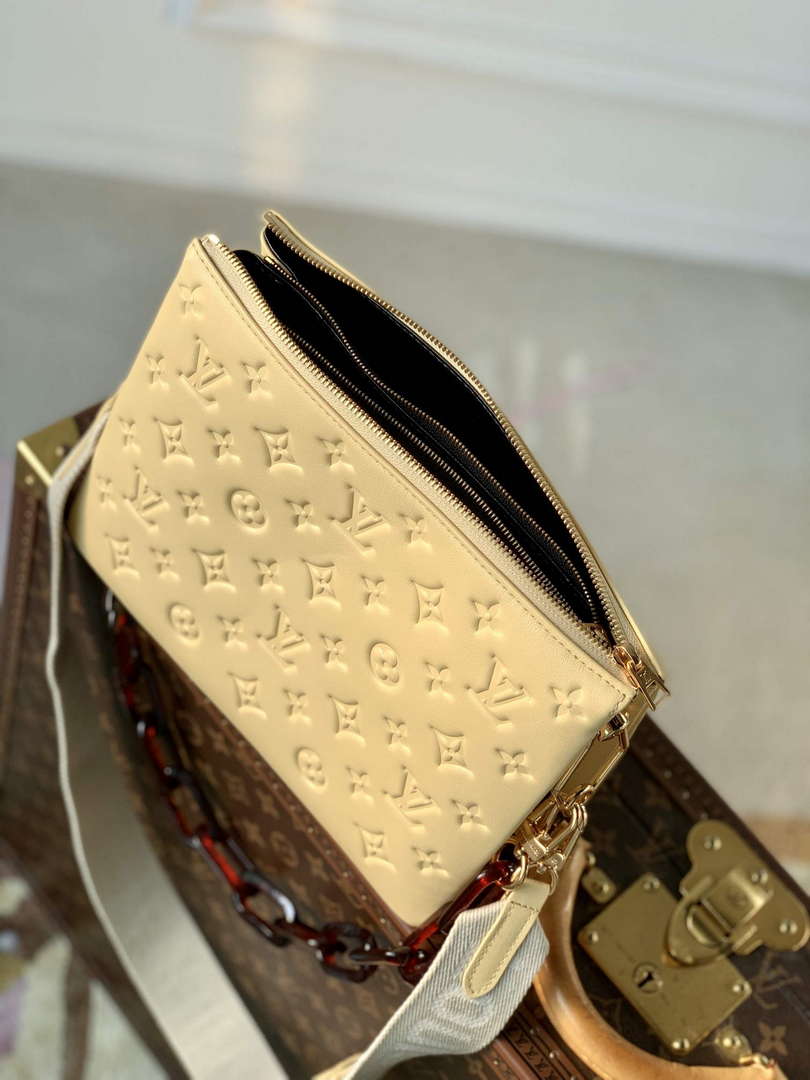 LV M57790 Louis Vuitton Coussin PM Handbag Yellow - Default Title - View 8