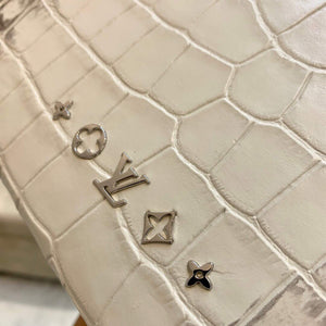 LV M57791 Louis Vuitton Coussin PM Crocodile pattern Bag White - Default Title - View 5