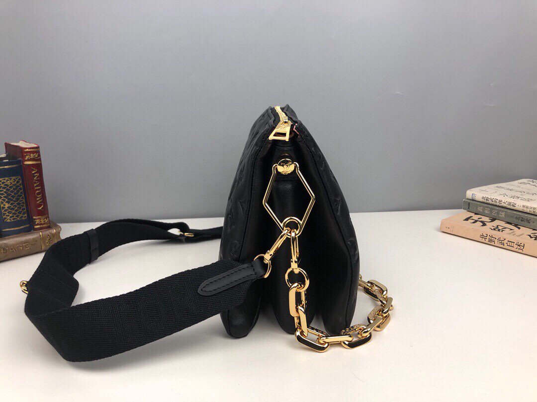 LV M57790 Louis Vuitton Coussin PM Bag M57793 Black - luxibagsmall
