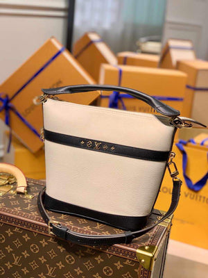 LV M57813 Louis Vuitton Cruiser PM M57934 Bag Black White - luxibagsmall