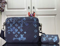 LV M57840 Louis Vuitton Trio Messenger Bag Ink Watercolor