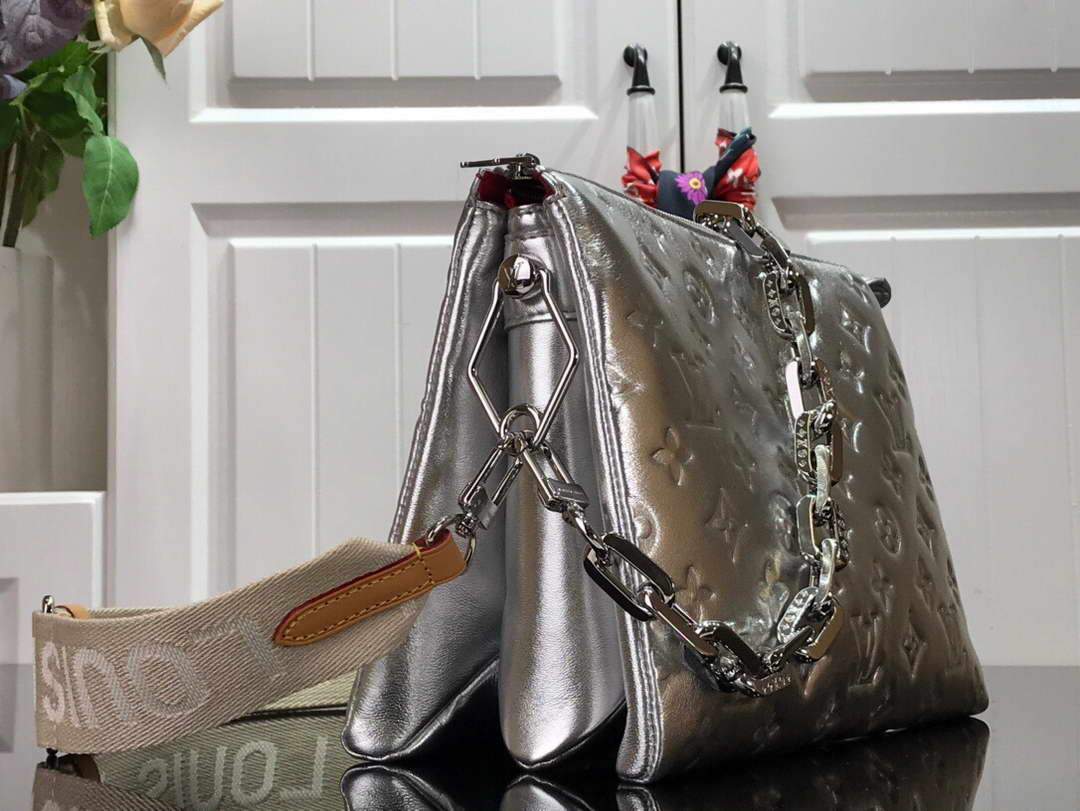 LV M57913 Louis Vuitton Coussin PM Bag M57936 M57792 Silver - luxibagsmall