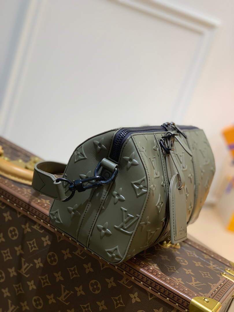 LV M57955 Louis Vuitton City Keepall Bag Green - luxibagsmall