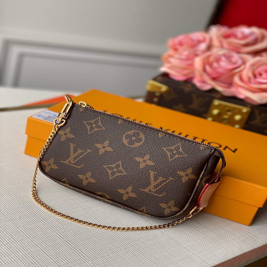 LV M58009 Louis Vuitton Mini Pochette Accessoires Monogram - Default Title - View 1