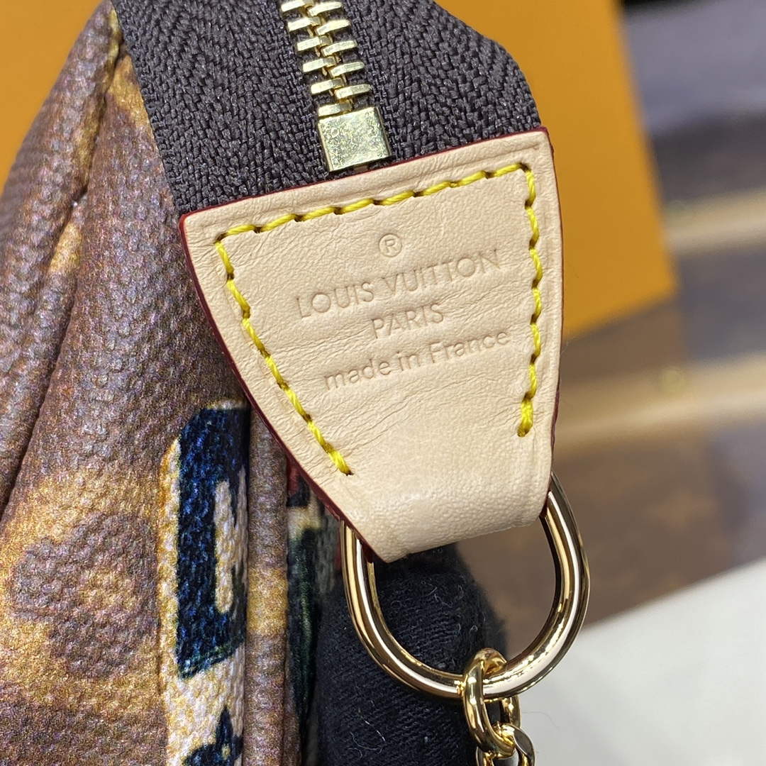 LV M58009 Louis Vuitton Mini Pochette Accessoires Monogram Canvas - Default Title - View 8