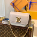 LV M58554 Louis Vuitton Lockme Tender Bag M58557 M58555 Greige - luxibagsmall