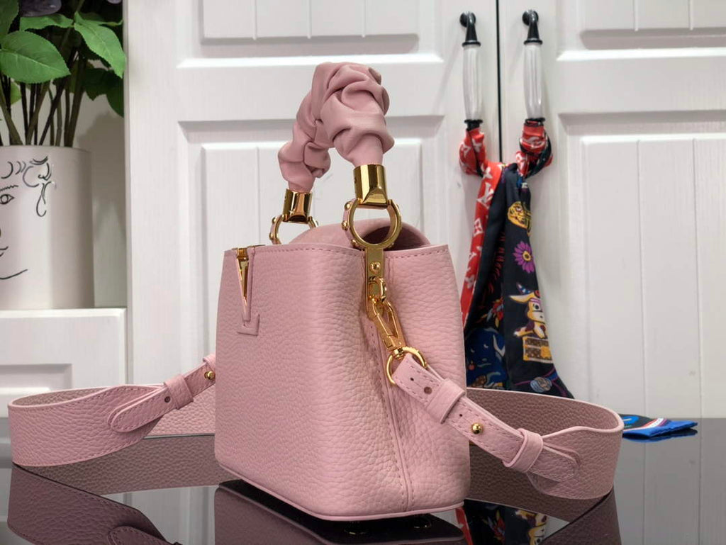 LV M58586 Louis Vuitton Capucines Mini BB Handbag Pink