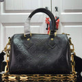 LV M58631 Louis Vuitton Speedy Bandouliere 22 Bag Black