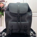 LV M58644 Louis Vuitton Christopher Slim Backpack Black - Default Title - View 1