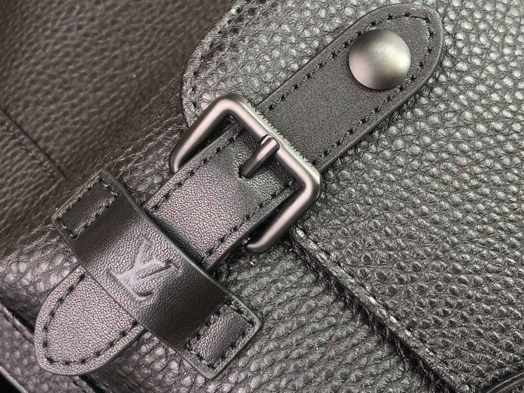LV M58644 Louis Vuitton Christopher Slim Backpack Black