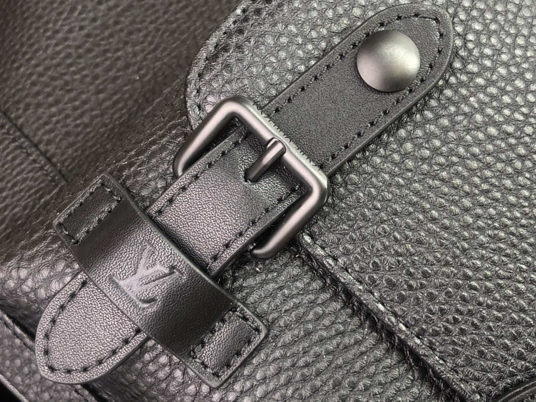 LV M58644 Louis Vuitton Christopher Slim Backpack Black - Default Title - View 5