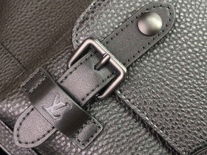LV M58644 Louis Vuitton Christopher Slim Backpack Black - Default Title - View 5