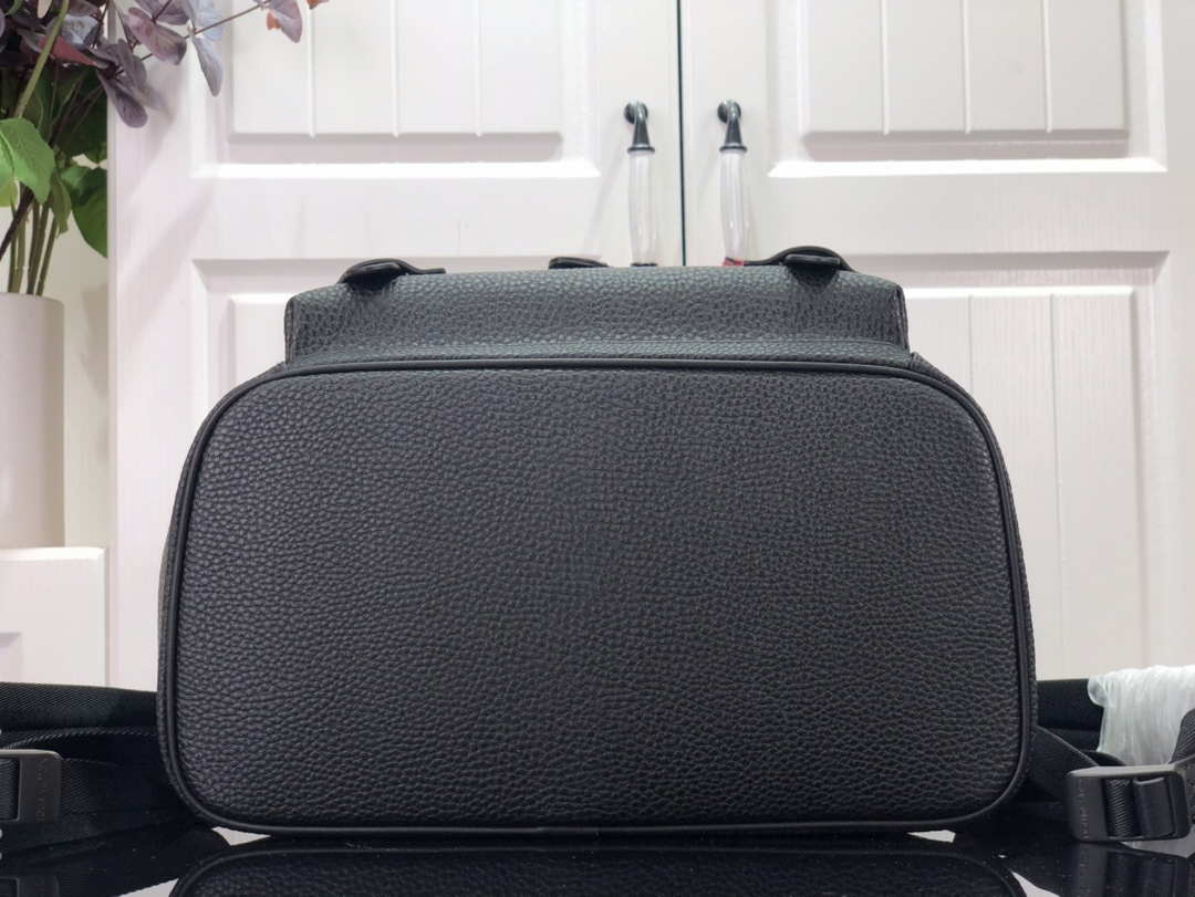 LV M58644 Louis Vuitton Christopher Slim Backpack Black - Default Title - View 6