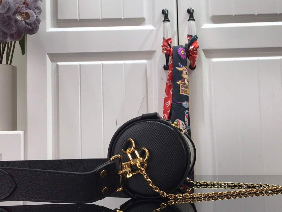 LV M58655 Louis Vuitton Papillon Trunk Epi Leather Bag M58647 M58649 Black