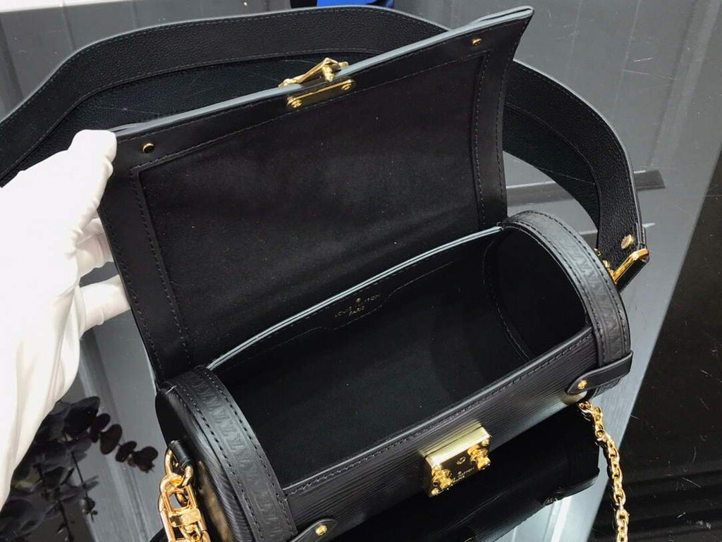 LV M58655 Louis Vuitton Papillon Trunk Epi Leather Bag M58647 M58649 Black