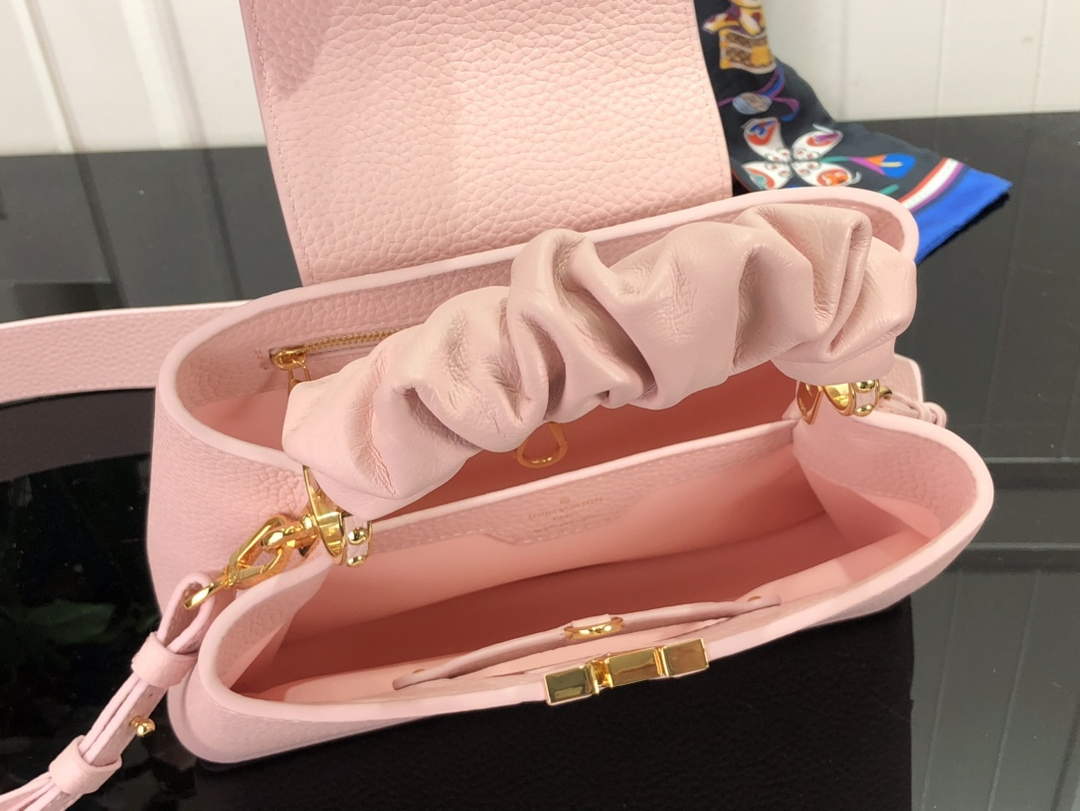 LV M58732 Louis Vuitton Capucines BB Handbag Pink - Default Title - View 9