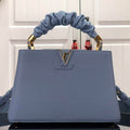 LV M58732 Louis Vuitton Capucines BB Handbag Blue - Default Title - View 1