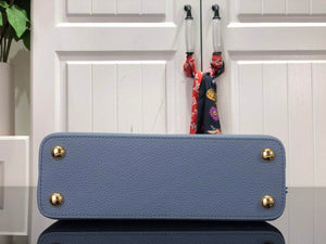 LV M58732 Louis Vuitton Capucines BB Handbag Blue - Default Title - View 3