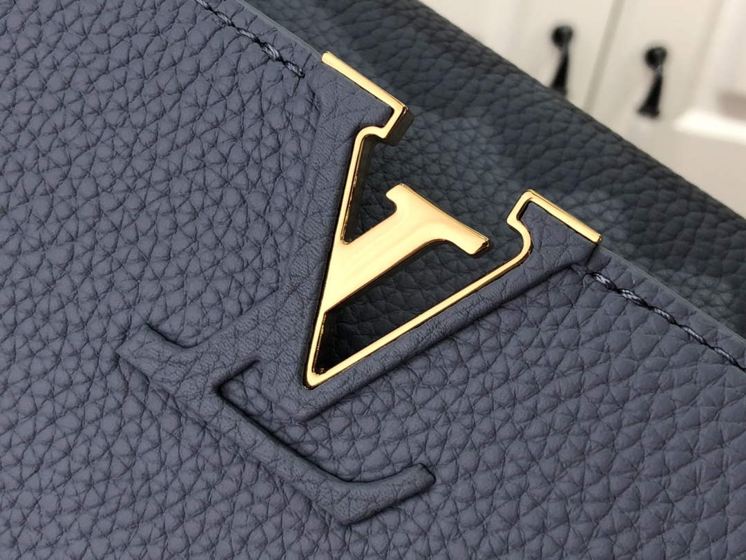 LV M58732 Louis Vuitton Capucines BB Handbag Blue - Default Title - View 4