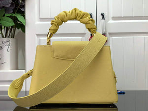 LV M58586 Louis Vuitton Capucines BB Handbag Yellow - Default Title - View 6