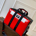LV M58755 Louis Vuitton Neo Porte Documents Voyage Black red - Default Title - View 1