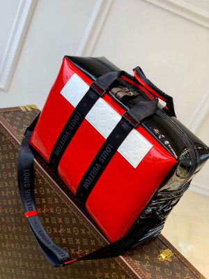 LV M58755 Louis Vuitton Neo Porte Documents Voyage Black red - Default Title - View 2