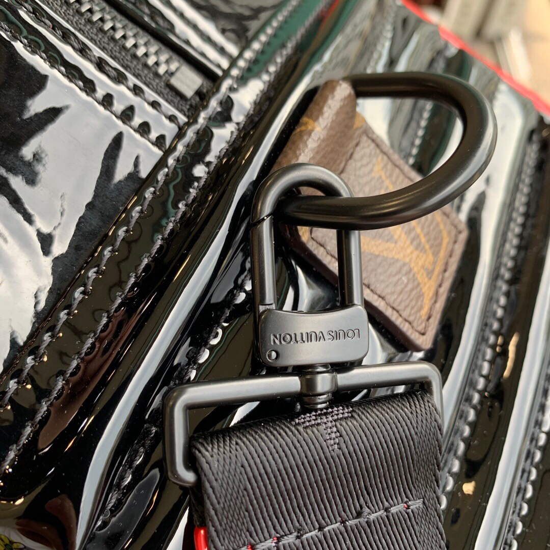 LV M58755 Louis Vuitton Neo Porte Documents Voyage Black red - Default Title - View 6