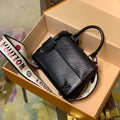 LV M58925 Louis Vuitton Cluny Mini Handbag Black - Default Title - View 1
