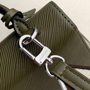 LV M58928 Louis Vuitton Cluny Mini Handbag Brown Green - Default Title - View 6